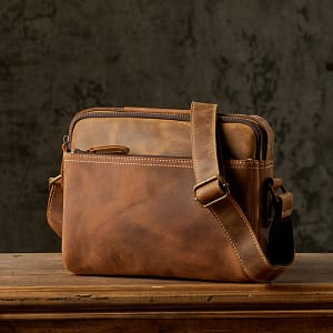 Handmade Vintage Genuine Leather Shoulder Bag