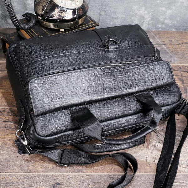 Men's Genuine Leather Handbag - Image 2