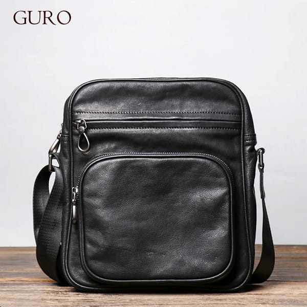Men's Genuine Leather Shoulder Bag