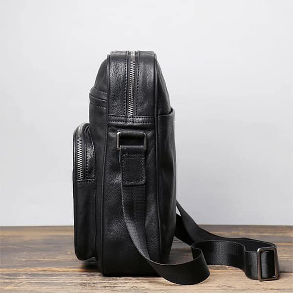 Men's Genuine Leather Shoulder Bag - Image 2