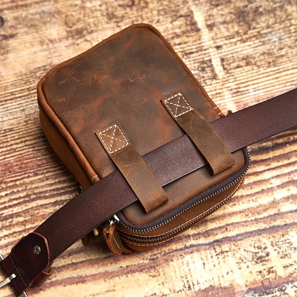 Genuine Leather Men's Shoulder Bag