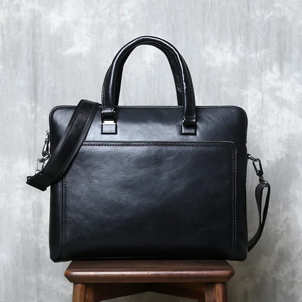 Men's Bag Leather Casual Business Crossbody Bag - Image 2