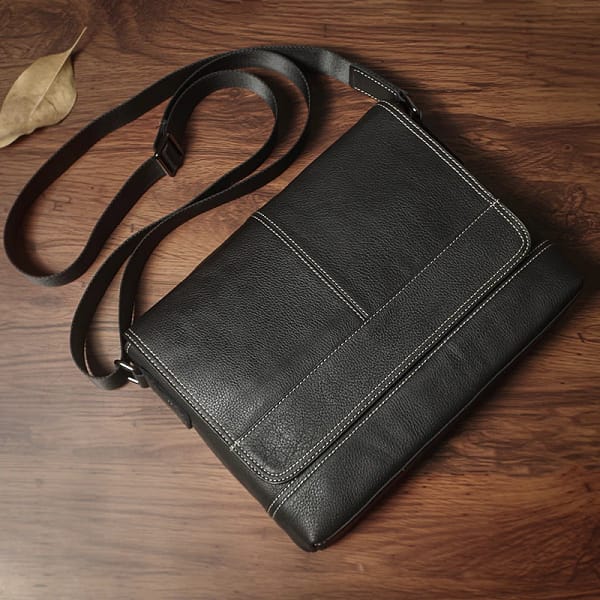 Men's Genuine Leather Trendy Shoulder Bag