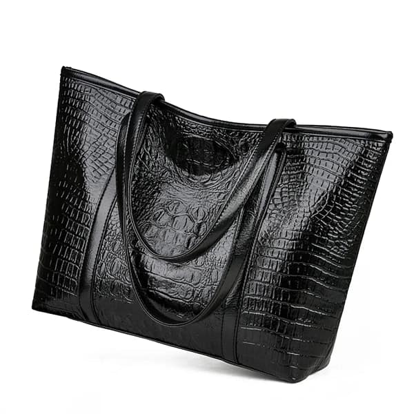 Simple Crocodile pattern Leather Women