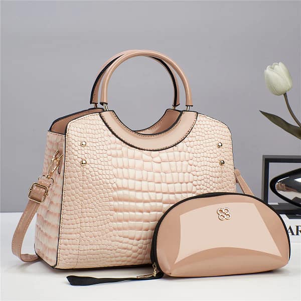 Versatile crocodile patterned elegant shoulder crossbody bag - Image 2